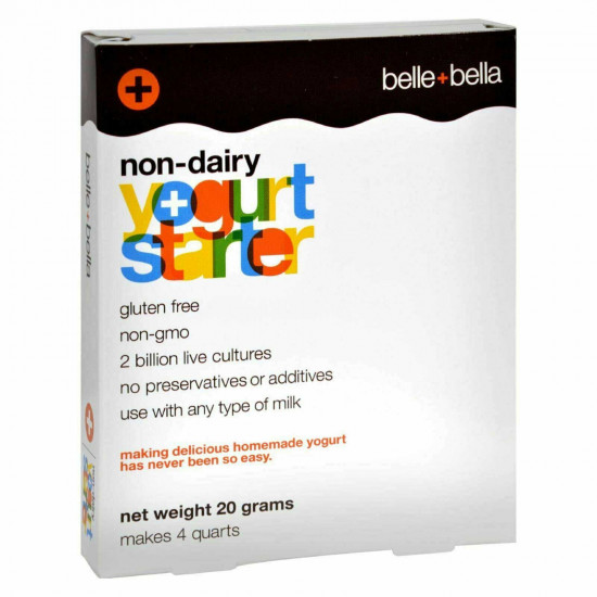Belle And Bella Yogurt Starter - Non-Dairy - 20 Grams - Gluten Free - Vegan